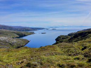 Auf dem Postman's Path von Rhenigidale nach Tarbert (28. Juli 2022)